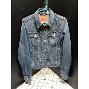 Levi's Women's Jacket Size Large Blue Denim Year round Jacket